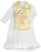 traditional Santa-bishop suit - white alb, golden chasuble